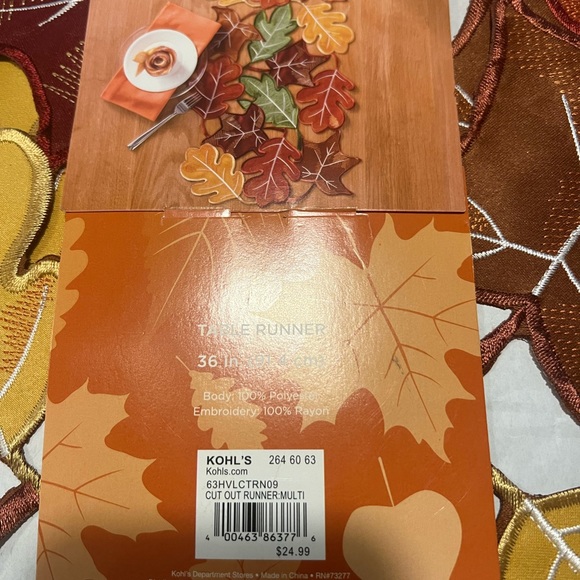 Celebrate Fall Together 36” Table Runner - Picture 3 of 3